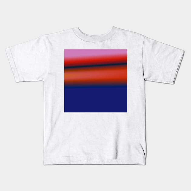 red blue texture art Kids T-Shirt by Artistic_st